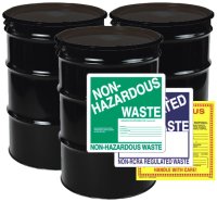 Field Supplies Drums & Labels - 55 Gallon Drums, Hand Pumps; Labels (Safety, Shipping, Custom)