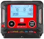 RKI Instruments GX-3R Pro - Personal 5 Gas Monitor